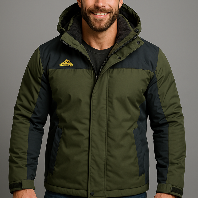 Men's Liam Arctic Thermal Outdoor Jacket | Insulated Winter Protection | Modern Fit | Adjustable Cuffs | Storm Hood | Sub-Zero Temperatures | Sizes M to XXL | Urban & Hiking Style