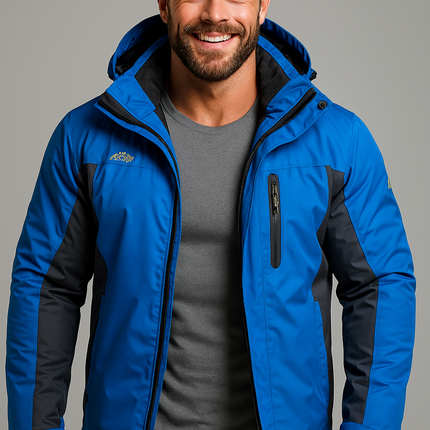 Men's Liam Arctic Thermal Outdoor Jacket | Insulated Winter Protection | Modern Fit | Adjustable Cuffs | Storm Hood | Sub-Zero Temperatures | Sizes M to XXL | Urban & Hiking Style