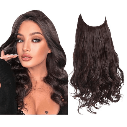 Invisible Wire Hair Extensions | Wavy & Straight Styles | Quick & Secure Application | Lightweight Comfort | Adjustable Wire for Custom Fit | No Clips & Hair-Friendly | Perfect for Effortless Length & Volume