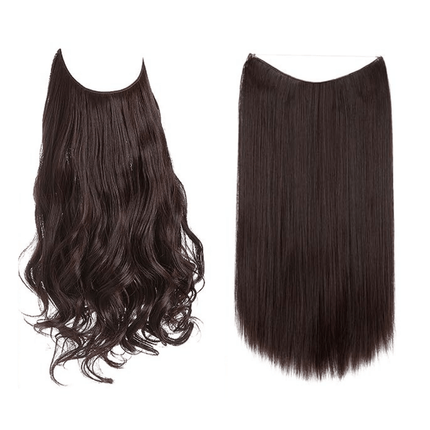 Invisible Wire Hair Extensions | Wavy & Straight Styles | Quick & Secure Application | Lightweight Comfort | Adjustable Wire for Custom Fit | No Clips & Hair-Friendly | Perfect for Effortless Length & Volume