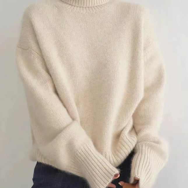 Classic Women's Cozy Turtleneck | Natural Warmth | Soft & Comfortable | Timeless Design | Runs Small, Size Up