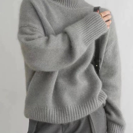 Classic Women's Cozy Turtleneck | Natural Warmth | Soft & Comfortable | Timeless Design | Runs Small, Size Up