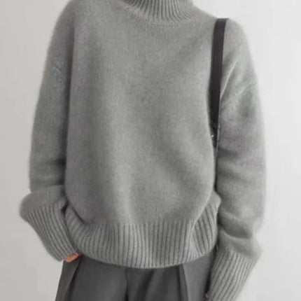 Classic Women's Cozy Turtleneck | Natural Warmth | Soft & Comfortable | Timeless Design | Runs Small, Size Up