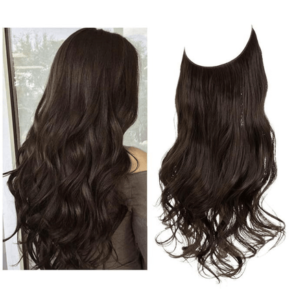Invisible Wire Hair Extensions | Wavy & Straight Styles | Quick & Secure Application | Lightweight Comfort | Adjustable Wire for Custom Fit | No Clips & Hair-Friendly | Perfect for Effortless Length & Volume