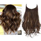 Dark brown with blonde highlights + 1 FREE HALO