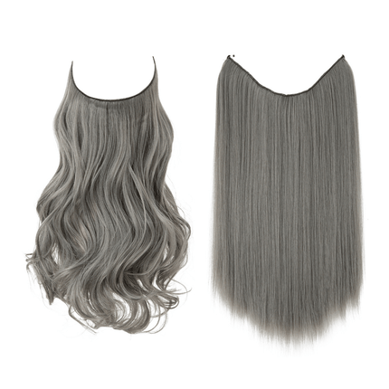 Invisible Wire Hair Extensions | Wavy & Straight Styles | Quick & Secure Application | Lightweight Comfort | Adjustable Wire for Custom Fit | No Clips & Hair-Friendly | Perfect for Effortless Length & Volume