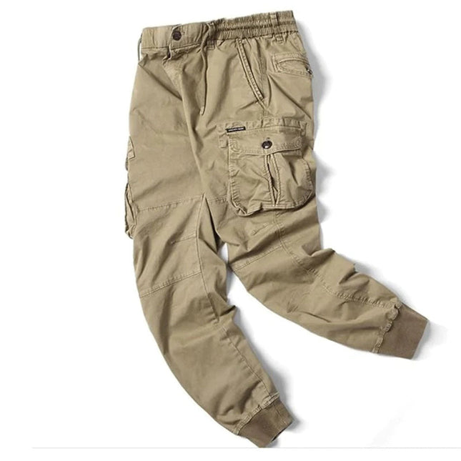 Men's Cargo Pants | Cotton Polyester Blend | Stretchy Elastane | Regular Fit | Versatile Colors | Spacious Pockets | Seasonal Comfort | Outdoor Adventures | Machine Washable | Casual & Polished Styles