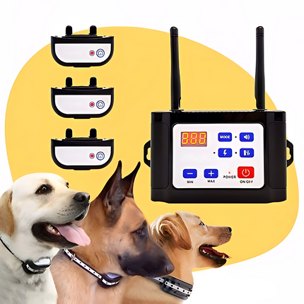SafeZone Wireless Dog Boundary Collar | Animal-Friendly Training & Correction | Rechargeable & Water Resistant | 500m Range