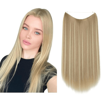 Invisible Wire Hair Extensions | Wavy & Straight Styles | Quick & Secure Application | Lightweight Comfort | Adjustable Wire for Custom Fit | No Clips & Hair-Friendly | Perfect for Effortless Length & Volume