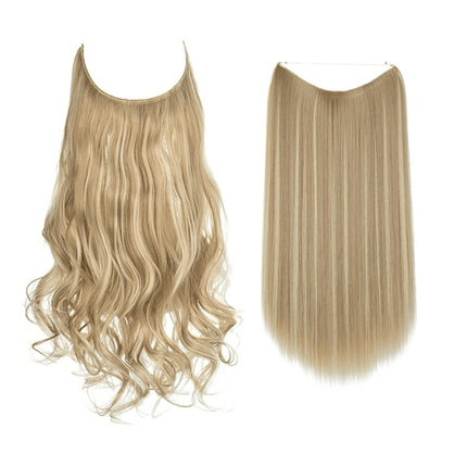 Invisible Wire Hair Extensions | Wavy & Straight Styles | Quick & Secure Application | Lightweight Comfort | Adjustable Wire for Custom Fit | No Clips & Hair-Friendly | Perfect for Effortless Length & Volume