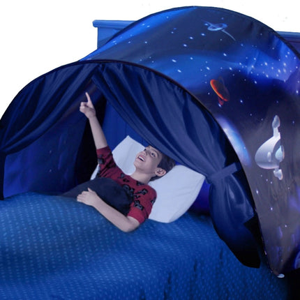 DreamDome | Enchanted Kids' Sleep Tent | Anxiety-Relieving Pop-up Canopy | Easy Setup with Washable Fabric | 120x80x70 cm