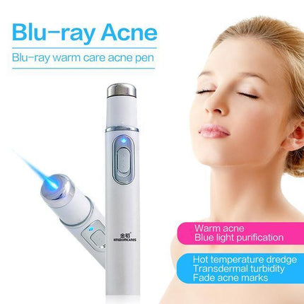 Blue Light Laser Treatment Pen | Removes Spots & Scars | Home Use | Thermal Therapy | For Skin Tags | Age Spots | Birthmark | Skin Pigmentation | No Side Effects | High-Tech Ion Function | Clear Skin