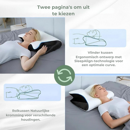 Memory Foam Sleep Pillow | Ergonomic Neck & Spine Support | Pain Relief | Hypoallergenic Cover | Ideal for Back, Side & Stomach Sleepers | Promotes Deep, Restful Sleep
