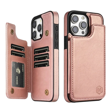 Premium Leather Phone Cover | Card Holder & Magnetic Closure | Stylish & Durable | Multiple Colors