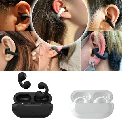 AquaHarmony | Waterproof Bluetooth Wireless Earbuds | Ultra Bass with Hearing Protection | IP68 Shower Safe | 24+ Hrs Listening | Bluetooth 5.0 | Clip-On Design | Black or White