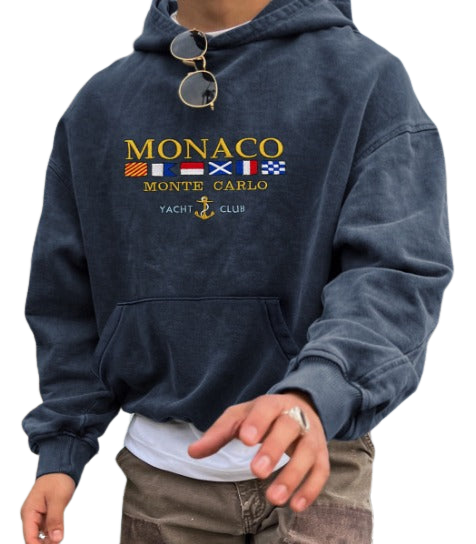 Eduard Hoodie | Luxury Yacht Club Inspired Design | High-Quality Men's Fashion | Refined Comfort | Elegant Monaco Lifestyle | Soft Durable Fabric | Timeless Style | Exclusive Collection