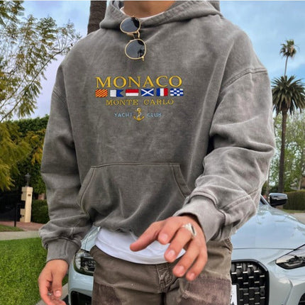 Eduard Hoodie | Luxury Yacht Club Inspired Design | High-Quality Men's Fashion | Refined Comfort | Elegant Monaco Lifestyle | Soft Durable Fabric | Timeless Style | Exclusive Collection