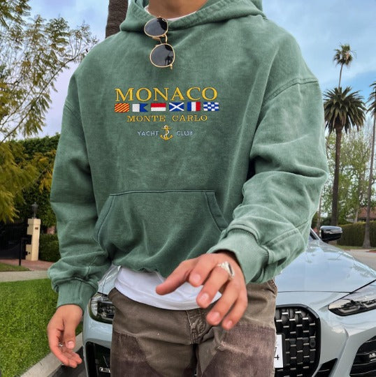 Eduard Hoodie | Luxury Yacht Club Inspired Design | High-Quality Men's Fashion | Refined Comfort | Elegant Monaco Lifestyle | Soft Durable Fabric | Timeless Style | Exclusive Collection