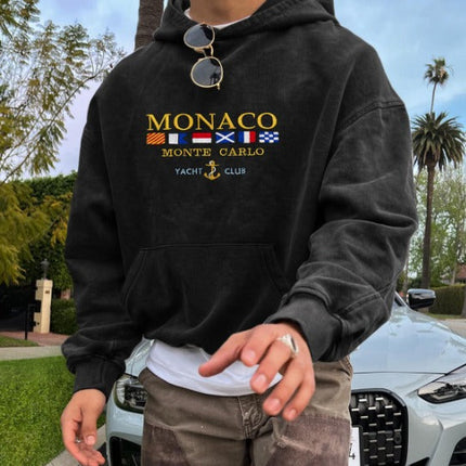 Eduard Hoodie | Luxury Yacht Club Inspired Design | High-Quality Men's Fashion | Refined Comfort | Elegant Monaco Lifestyle | Soft Durable Fabric | Timeless Style | Exclusive Collection