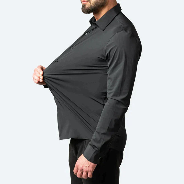 Men's Tailored Fit Stretch Shirt | Effortless Movement | Hugo Collection