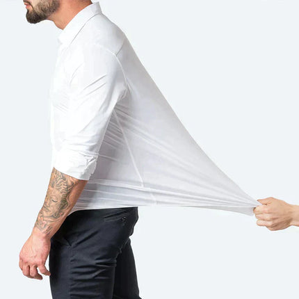 Men's Tailored Fit Stretch Shirt | Effortless Movement | Hugo Collection