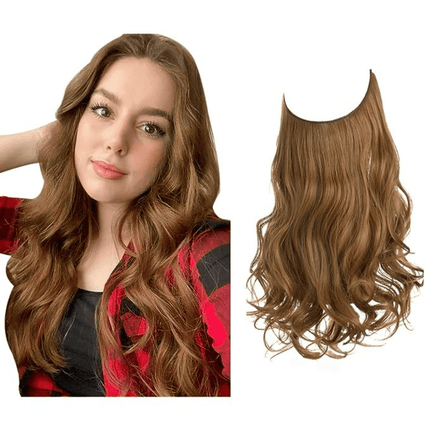 Invisible Wire Hair Extensions | Wavy & Straight Styles | Quick & Secure Application | Lightweight Comfort | Adjustable Wire for Custom Fit | No Clips & Hair-Friendly | Perfect for Effortless Length & Volume