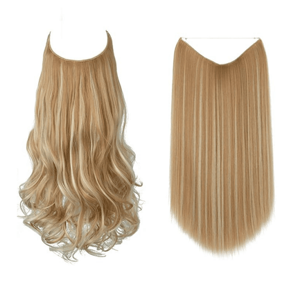 Invisible Wire Hair Extensions | Wavy & Straight Styles | Quick & Secure Application | Lightweight Comfort | Adjustable Wire for Custom Fit | No Clips & Hair-Friendly | Perfect for Effortless Length & Volume