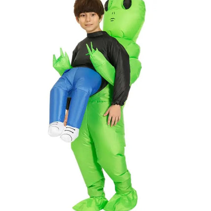 Inflatable Alien Fancy Dress | Kids & Adults | Funny Costume Party Outfit | Available in Multiple Sizes & Colors | Easy Setup | Perfect for Halloween & Events | 120CM to 195CM Sizes