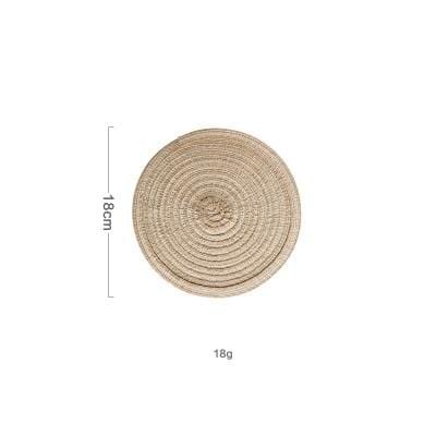 6 Piece Set | Linen Placemats and Coasters | Table Protection | Multi-Color Options | Dining Table Accessories | 14" Placemats & 7" Coasters | Easy Care Fabric
