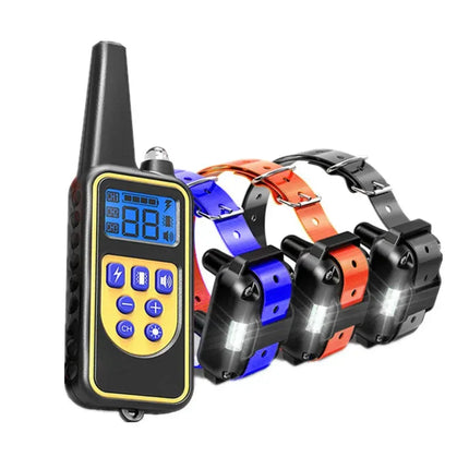 Remote Control Dog Training System | Waterproof & Rechargeable | High-Quality Materials | Adjustable Fit for All Dogs | Humane Correction Levels | Effective Bark Management