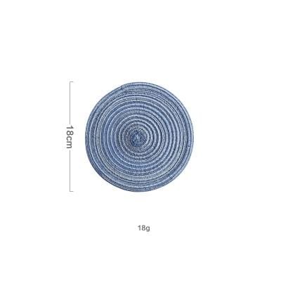 6 Piece Set | Linen Placemats and Coasters | Table Protection | Multi-Color Options | Dining Table Accessories | 14" Placemats & 7" Coasters | Easy Care Fabric