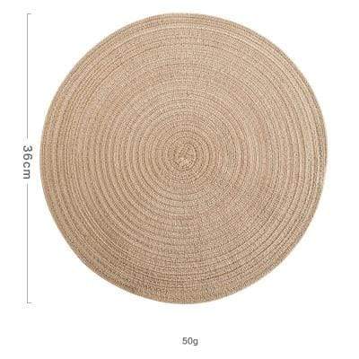 6 Piece Set | Linen Placemats and Coasters | Table Protection | Multi-Color Options | Dining Table Accessories | 14" Placemats & 7" Coasters | Easy Care Fabric