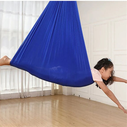 Calm Cocoon | Cotton Hanging Therapy Swing | Indoor Hammock for Children | Supports Focus & Balance | Sensory Integration | Tantrum-Soothe Haven | Multiple Sizes Available