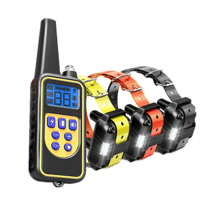 Remote Control Dog Training System | Waterproof & Rechargeable | High-Quality Materials | Adjustable Fit for All Dogs | Humane Correction Levels | Effective Bark Management