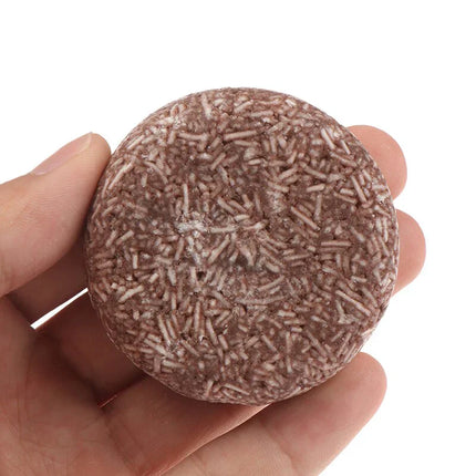 Tuberous Flower Natural Hair Darkening Shampoo Bar | Organic Thickening & Rejuvenating Formula | Anti-Dandruff & Oil Control | Eco-Friendly Packaging | 55g