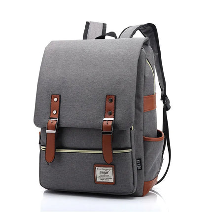 Water-Resistant Oxford Backpack for Men & Women | 16-Inch Laptop Pocket | Spacious 20-35L Capacity