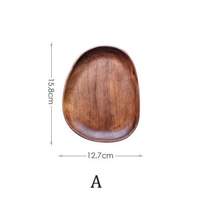 Acacia Wood Elegant Serving Platters | Rustic Durable Tableware | Indoor Dining & Outdoor Adventures | Lightweight Picnic Essential | Scratch & Water Resistant | Perfect Gift Idea | Unique Natural Finish