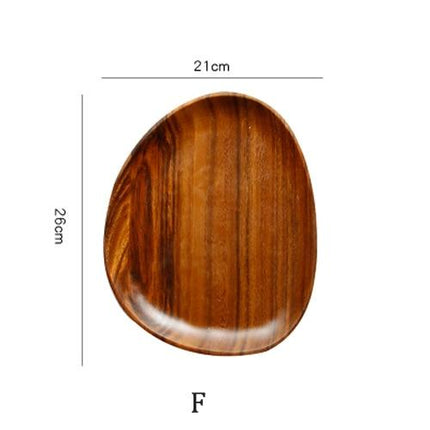 Acacia Wood Elegant Serving Platters | Rustic Durable Tableware | Indoor Dining & Outdoor Adventures | Lightweight Picnic Essential | Scratch & Water Resistant | Perfect Gift Idea | Unique Natural Finish