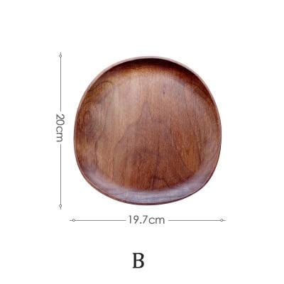 Acacia Wood Elegant Serving Platters | Rustic Durable Tableware | Indoor Dining & Outdoor Adventures | Lightweight Picnic Essential | Scratch & Water Resistant | Perfect Gift Idea | Unique Natural Finish
