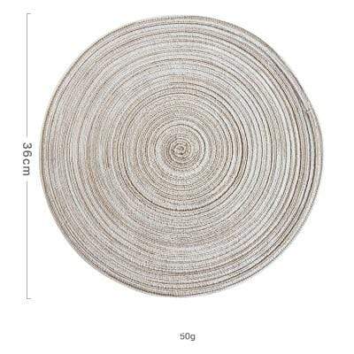 6 Piece Set | Linen Placemats and Coasters | Table Protection | Multi-Color Options | Dining Table Accessories | 14" Placemats & 7" Coasters | Easy Care Fabric