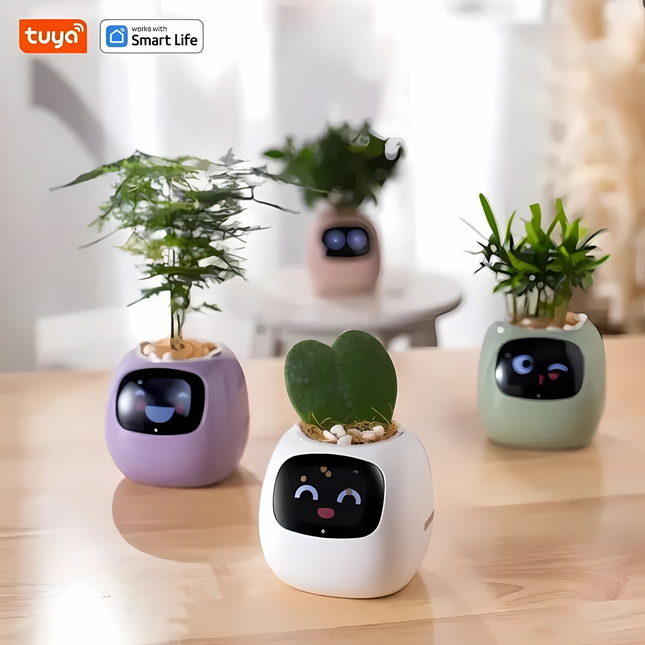 PlantPal™ | Automatic Watering Flower Pot | Modern Design | Large Capacity | Durable Plastic | Multi-Color Options