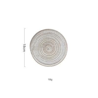 6 Piece Set | Linen Placemats and Coasters | Table Protection | Multi-Color Options | Dining Table Accessories | 14" Placemats & 7" Coasters | Easy Care Fabric