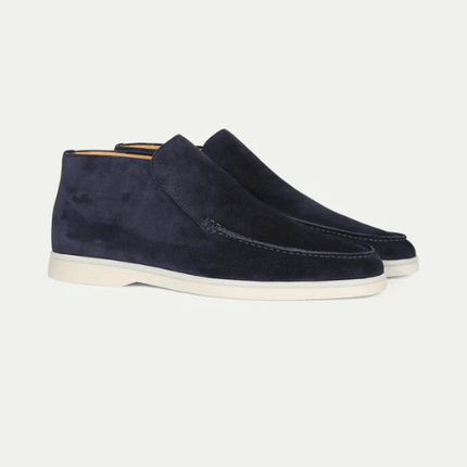 High Suede Loafers Navy | Comfortable Regular Fit | Premium Craftsmanship | Puento Fortade TP 16 | Versatile & Durable
