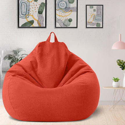 Premium Linen Bean Bag with Filling | Ergonomic Support | Removable Washable Cover | Multiple Sizes and Colors | Soft & Durable | Ideal for Living Room and Bedroom
