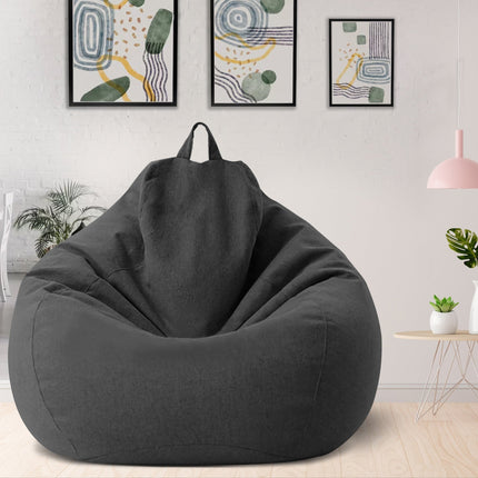 Premium Linen Bean Bag with Filling | Ergonomic Support | Removable Washable Cover | Multiple Sizes and Colors | Soft & Durable | Ideal for Living Room and Bedroom