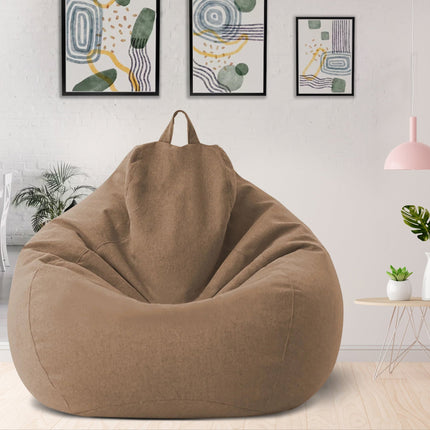 Premium Linen Bean Bag with Filling | Ergonomic Support | Removable Washable Cover | Multiple Sizes and Colors | Soft & Durable | Ideal for Living Room and Bedroom
