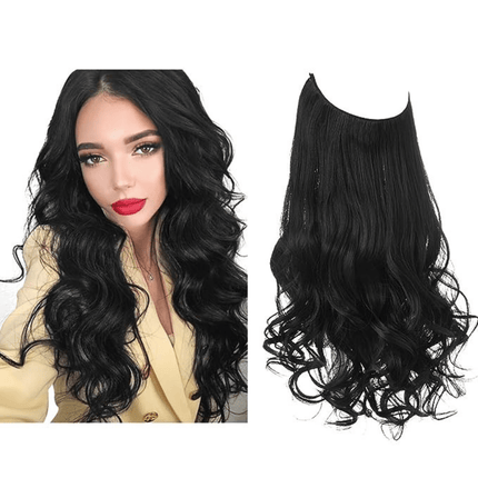 Invisible Wire Hair Extensions | Wavy & Straight Styles | Quick & Secure Application | Lightweight Comfort | Adjustable Wire for Custom Fit | No Clips & Hair-Friendly | Perfect for Effortless Length & Volume