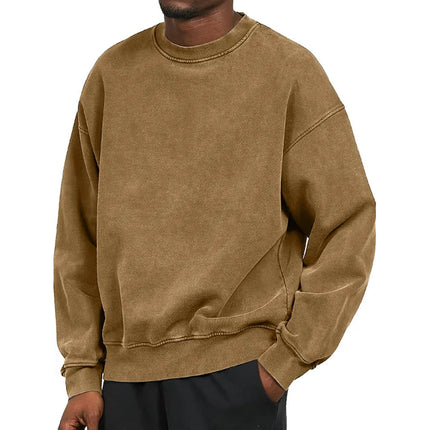 Jason Men's Slim Fit Sweater | Soft Cotton Blend | Minimalist Logo | Versatile Colors | Contemporary Knit Texture | Easy Care | Crew Neck | Ribbed Edges | Long Sleeve | Warm & Stylish