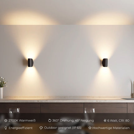 CYGNUS 2.0 | Elegant Wall-Mounted Lighting Fixture | Soft Glare-Free Illumination | Luxurious High-Quality Finish | Perfect for Mood and Accent Lighting | Ideal for Various Interior Styles