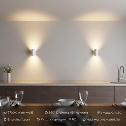CYGNUS 2.0 | Elegant Wall-Mounted Lighting Fixture | Soft Glare-Free Illumination | Luxurious High-Quality Finish | Perfect for Mood and Accent Lighting | Ideal for Various Interior Styles